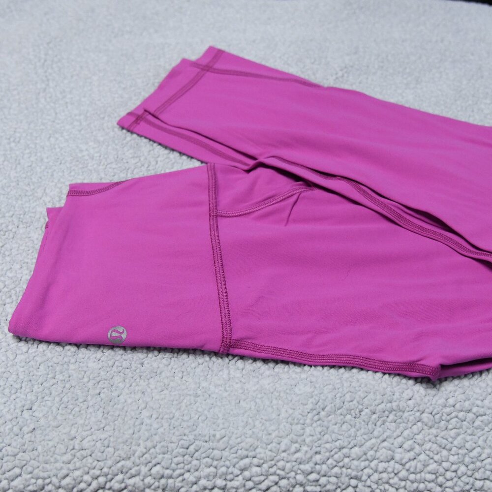 Lululemon Align 23" pink with pockets sz 6